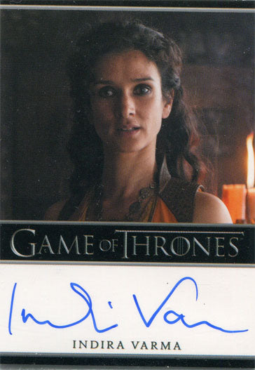 Game of Thrones Season 4 Autograph Card Indira Varma as Ellaria Sand