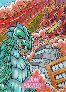 2023 5finity Jam Packed! Dual Artist Sketch Card Jason Montoya/Kelly Everaert