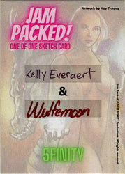 2023 5finity Jam Packed! Dual Artist Sketch Card Kelly Everaert/Maryanne English-Betie