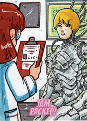 2023 5finity Jam Packed! Dual Artist Sketch Card Limuel Pinzon/Mary Bellamy