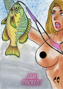 2023 5finity Jam Packed! Dual Artist Sketch Card Rusty Gilligan/Chris Foulkes