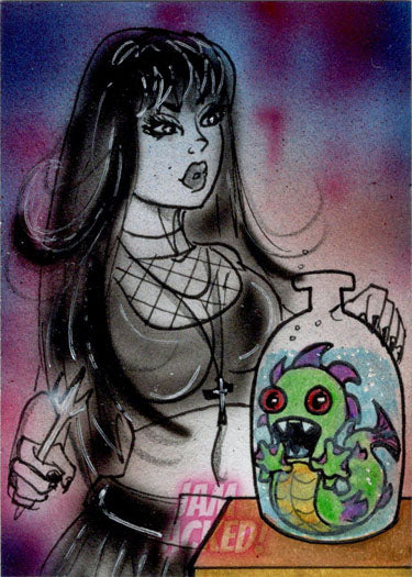 2023 5finity Jam Packed! Dual Artist Sketch Card j(ay)/Bianca Thompson