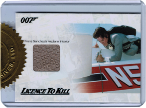 James Bond 50th Series Two JBR28 Relic Prop Card Franz Sanchezs Airplane