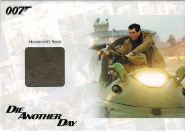James Bond Archives 2014 JBR37 Relic Prop Card Hovercraft Seat 136 of 500 Smooth