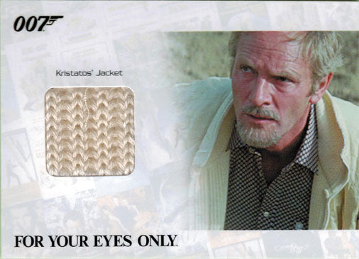 James Bond Archives 2014 JBR42 Relic Costume Card Julian Glover 026 of 375