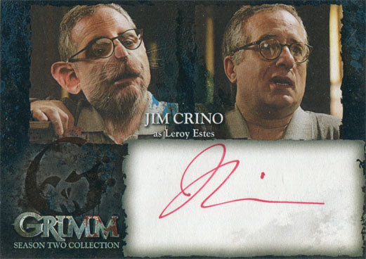 Grimm Season 2 Autograph Card JCA Jim Crino as Leroy Estes