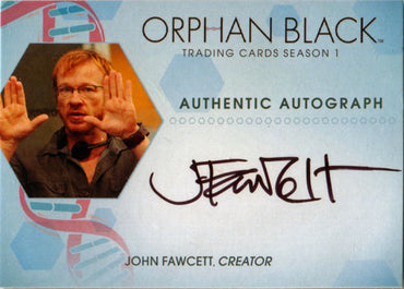 Orphan Black Season 1 Autograph Card JF John Fawcett, Creator