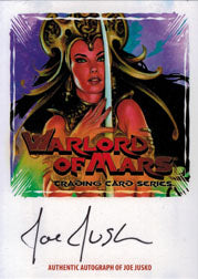Warlord of Mars Autograph Fold Out Z Card WMAZ-JJ1 signed by Joe Jusko