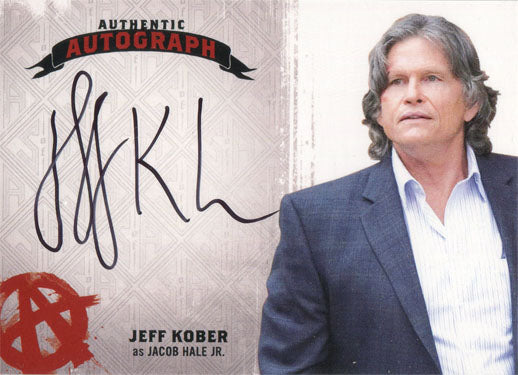 Sons of Anarchy Season 4 & 5 Autograph Card JK Jeff Kober as Jacob Hale Jr.