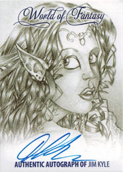 Breygent World of Fantasy Autograph Z-Card ZA-JK1 by Jim Kyle