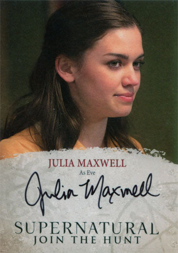 Supernatural Seasons 4 to 6 Autograph Card JM Julia Maxwell as Eve