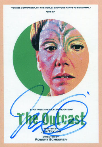 Star Trek TNG Portfolio Prints S1 Base JOA117 Juan Ortiz Autograph Parallel Card