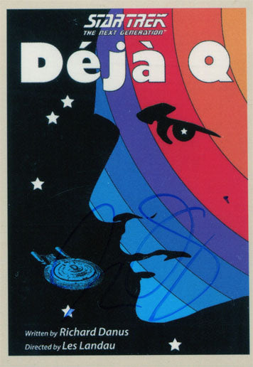 Star Trek TNG Portfolio Prints S1 Base JOA61 Juan Ortiz Autograph Parallel Card