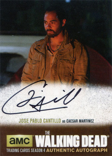 Walking Dead Season 4 Part 1 Autograph Card JPC1 Jose Cantillo Caesar Martinez