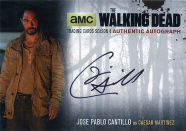Walking Dead Season 4 Part 1 Autograph Card JPC2 Jose Cantillo Caesar Martinez