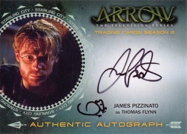 Arrow Season 2 Autograph Card JP James Pizzinato as Thomas Flynn