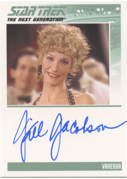 Star Trek TNG Heroes & Villains Autograph Card Jill Jacobson as Vanessa