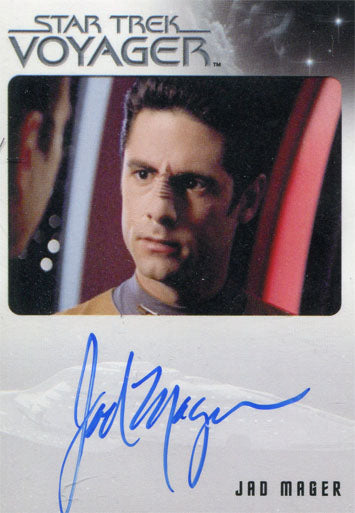 Star Trek Voyager Heroes & Villains Autograph Card Jad Mager as Ensign Tabor