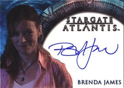 Stargate Atlantis Seasons 3 & 4 Autograph Card by Brenda James