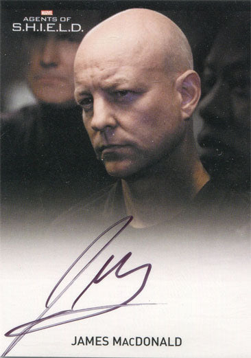 Marvel Agents of SHIELD Season 1 Autograph Card James Macdonald as Jacobson