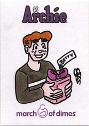 Archie Comics March of Dimes Jamie Campbell Sketch Card