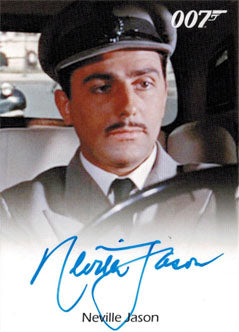 James Bond Autographs & Relics Autograph Card Neville Jason as Chauffeur