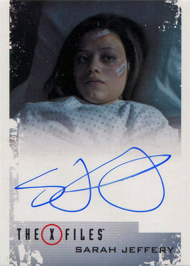 X-Files Season 10 & 11 Autograph Card Sarah Jeffery as Brianna Stapleton