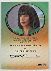 Orville Archives Autograph Card Penny Johnson Jerald as Dr. Claire Finn (Bordered)