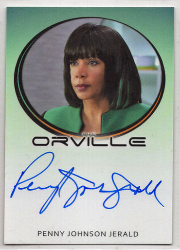 Orville Archives Autograph Card Penny Johnson Jerald as Dr. Claire Finn (Bordered)