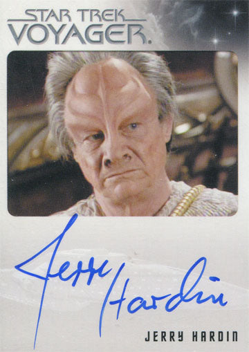 Star Trek Voyager Heroes & Villains Autograph Card Jerry Hardin as Neria