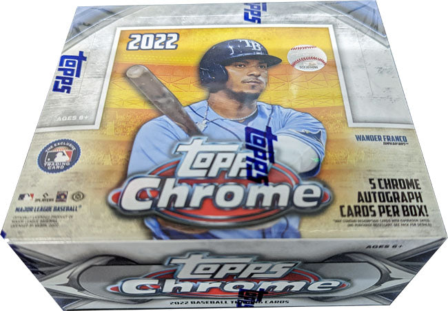 2022 Topps Chrome Baseball HTA Jumbo Hobby Box