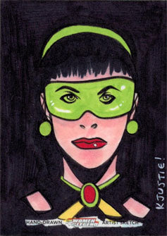 DC Comics Women of Legend Sketch Card by Kris Justice of Enchantress