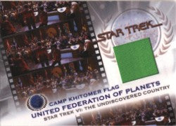 Complete Star Trek Movies KB1 United Federation of Planets Flag Prop Card #407
