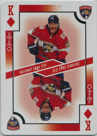 O-Pee-Chee Hockey 2017-18 Playing Card KD Jaromir Jagr