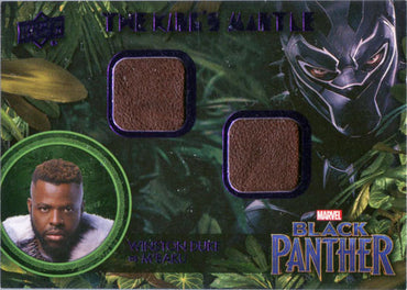 Marvel Black Panther Memorabilia Costume Card KM-MB Winston Duke as M'Baku