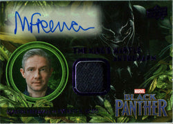 Marvel Black Panther Autograph Costume Card KMA-ER Martin Freeman Graded CGC 8 NM/Mint