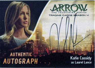 Arrow Season 4 Autograph Card KC1 Katie Cassidy as Laurel Lance