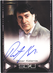 Stargate Universe Season 1 Autograph Card Signed by Peter Kelamis