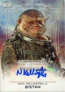 Star Wars Rogue One Series 1 Autograph Card Nick Kellington as Bistan