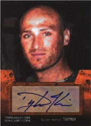 Terminator Salvation Autograph Card by Dylan Kenin as Turnbull