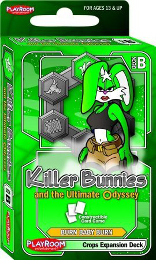 Killer Bunnies and the Ultimate Odyssey: Burn Baby Burn Crops Expansion Deck