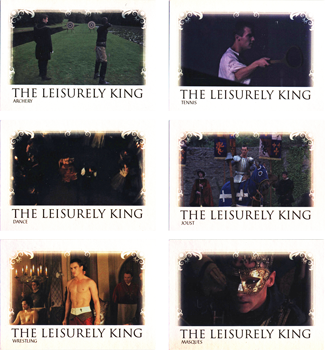 The Tudors Seasons 1 thru 3 Leisurely King Complete 6 Card Foil Chase Set