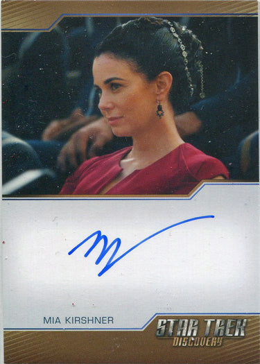 Star Trek Discovery Season 2 Autograph Card Mia Kirshner as Amanda