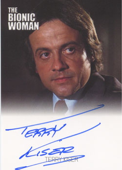 Complete Bionic Collection Autograph Card Terry Kiser as Matthews