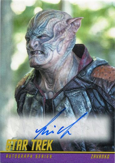 Star Trek Beyond Classic Autograph Card Kim Kold as Zavanko