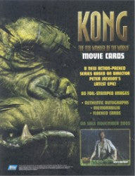King Kong Movie Complete 80 Card Basic Set