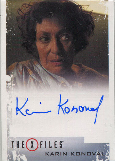 X-Files Season 10 & 11 Autograph Card Karin Konoval as Little Judy Poundstone