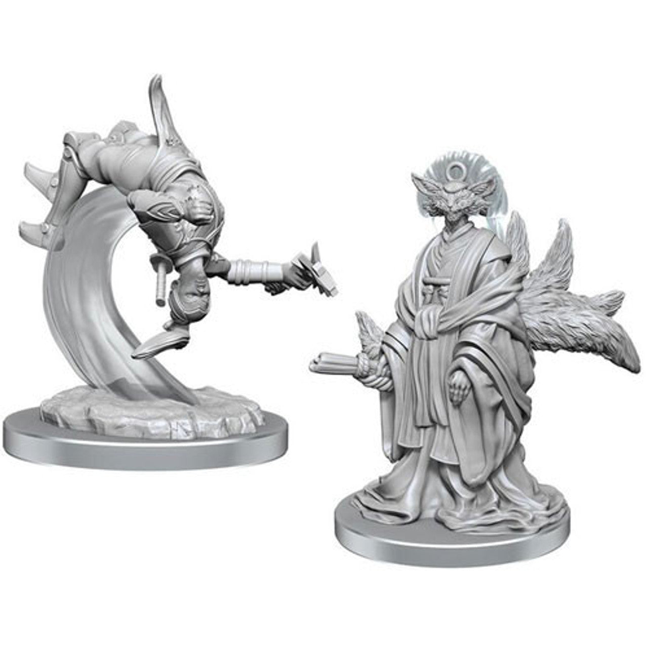 Magic The Gathering Unpainted Minis: Kotose & Light-Paws