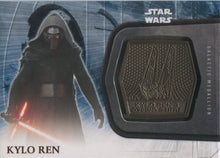 Star Wars the Force Awakens Series 2 Bronze Medallion 1 Kylo Ren Chase Card