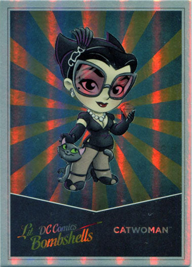 DC Comics Bombshells Rainbow Foil Variant L02 Catwoman Lil Chase Card